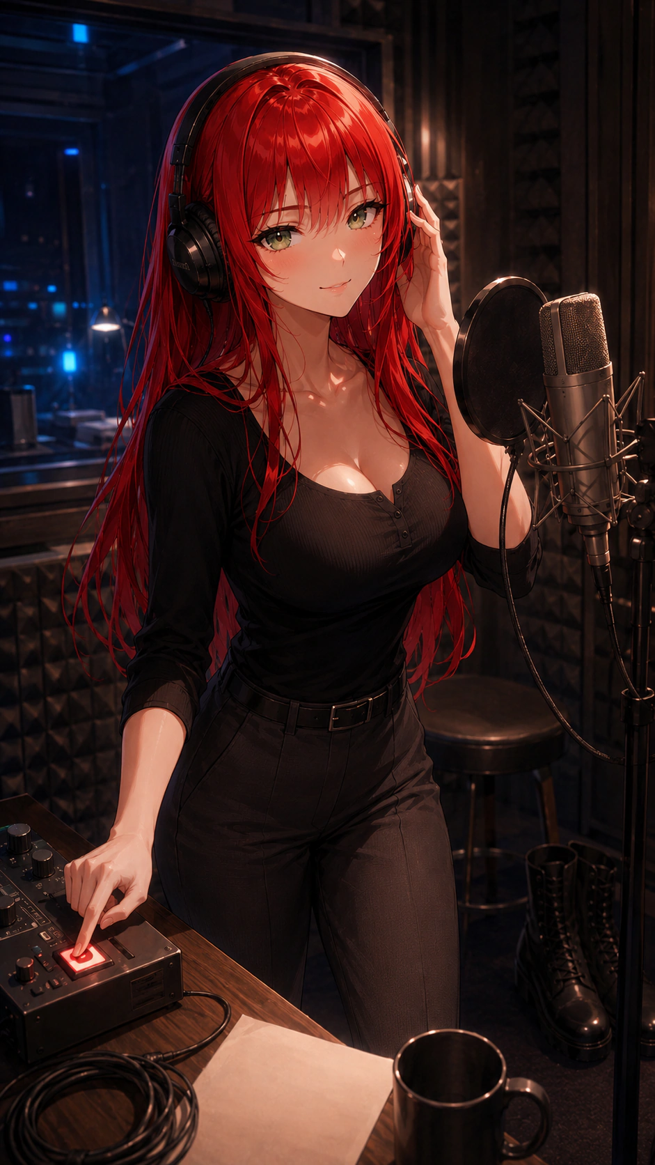 Voice note after dark, an episode moment with Lina