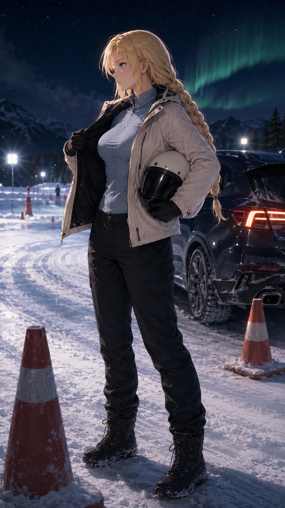 Aurora ice drive, an episode moment with Sabrina
