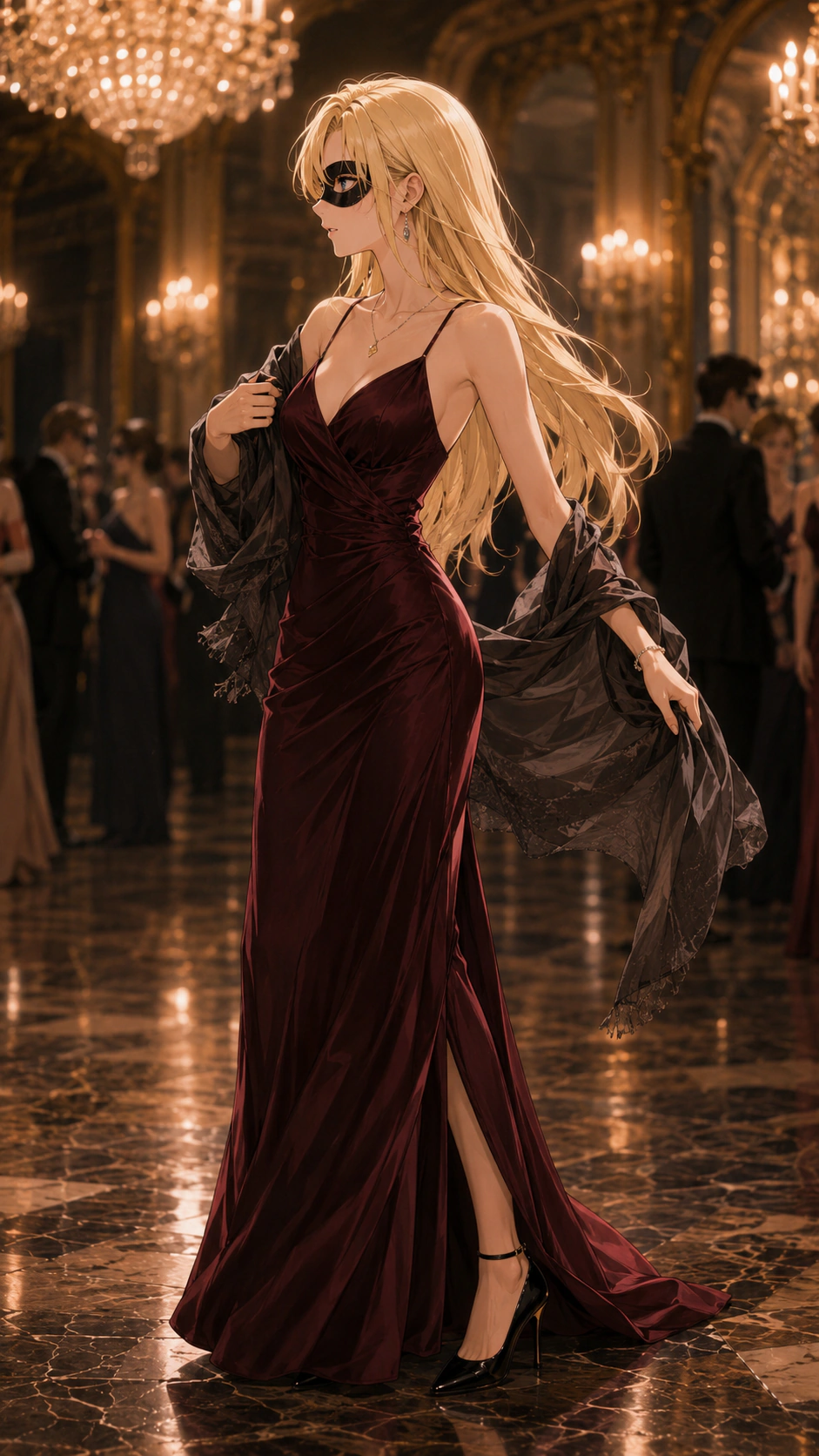 The masked escape, an episode moment with Sabrina